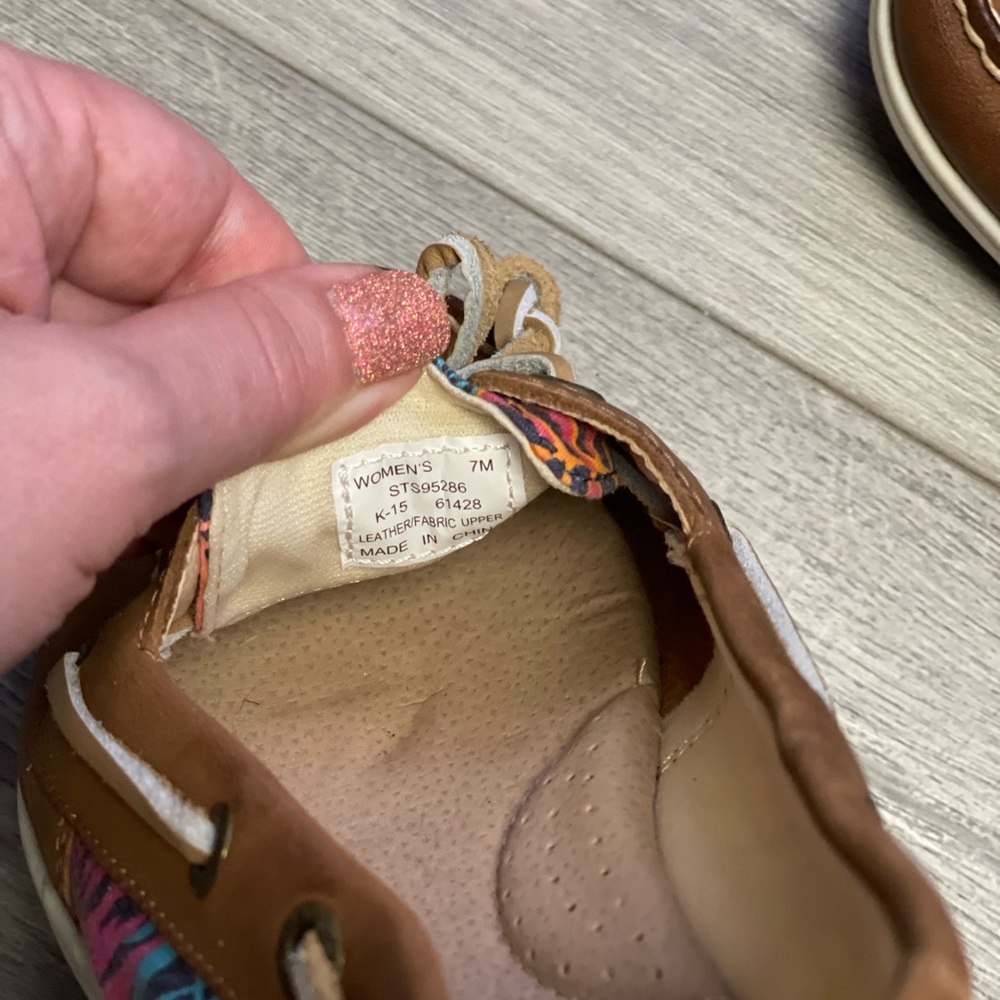 Sperry Women’s Top-Sider Firefish Seaweed Boat Shoe/Linen Blue - Picture 4 of 5